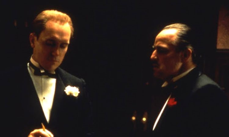 Tom Hagen with Vito Corleone