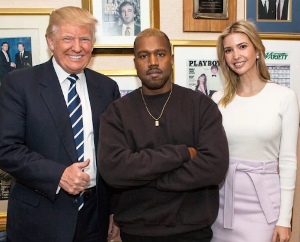 Trump Kanye Ivanka