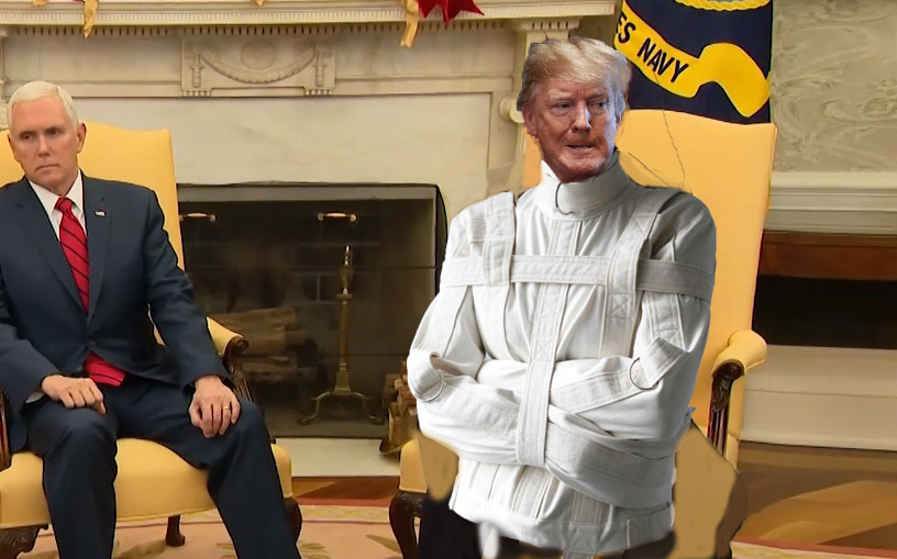 Trump and Pence straitjacket 3
