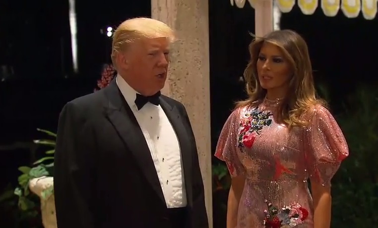 Trump Melania New Year's Eve 2020